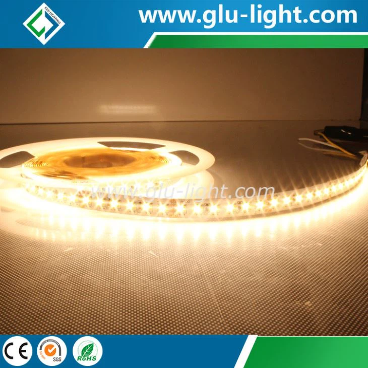 Top quality 10mm 4OZ PCB high CRI95 W/WW CCT adjustable 240leds/m 3014 led strip