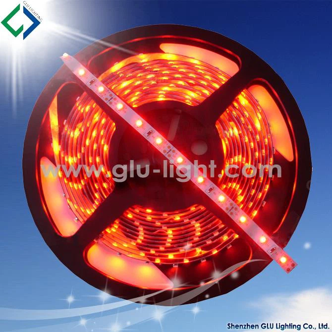 CE/ROHS 3528 IR 660-665nm Flexible led strip with 60 leds/m 